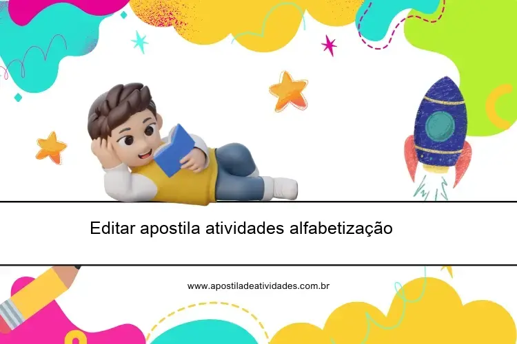 Editar apostila atividades alfabetização