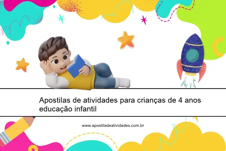 Apostilas de atividades para crianças de 4 anos educação infantil